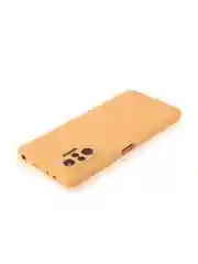 Оранжевый чехол для Xiaomi Redmi Note 10 Pro силиконовый ROSCO матовый тонкий с защитой камер бортик