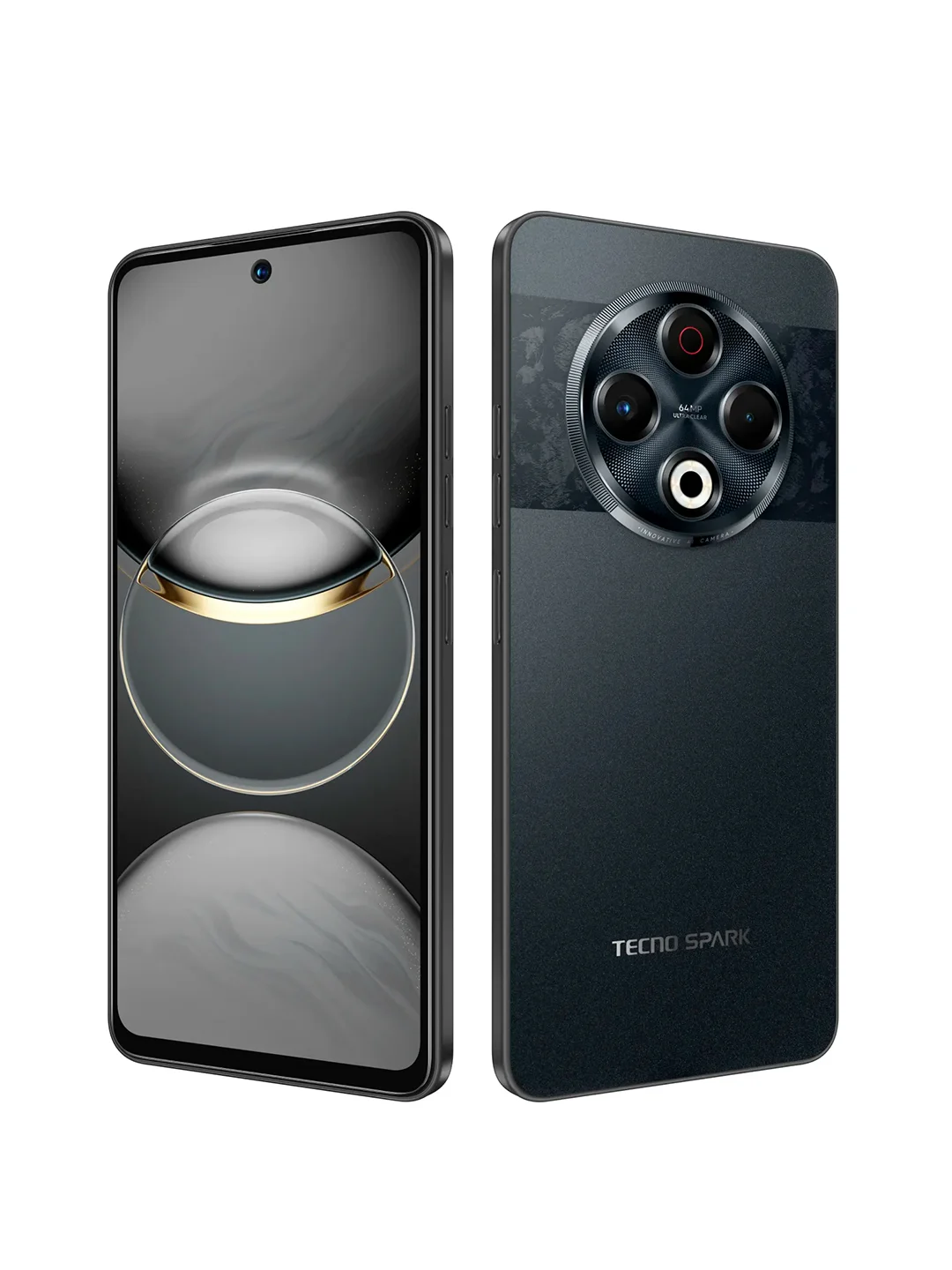 Черный смартфон TECNO SPARK 30 Stellar Shadow 256+8