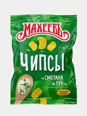 Чипсы Махеевъ сметана и лук ХБИ 80г