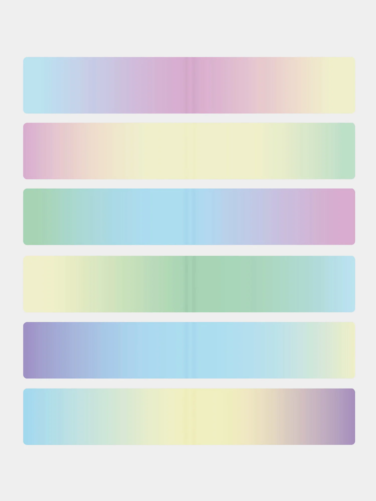 Закладки для книг МАГНИТНЫЕ, "GRADIENT", набор 12 шт., 60x20 мм, BRAUBERG, 113170