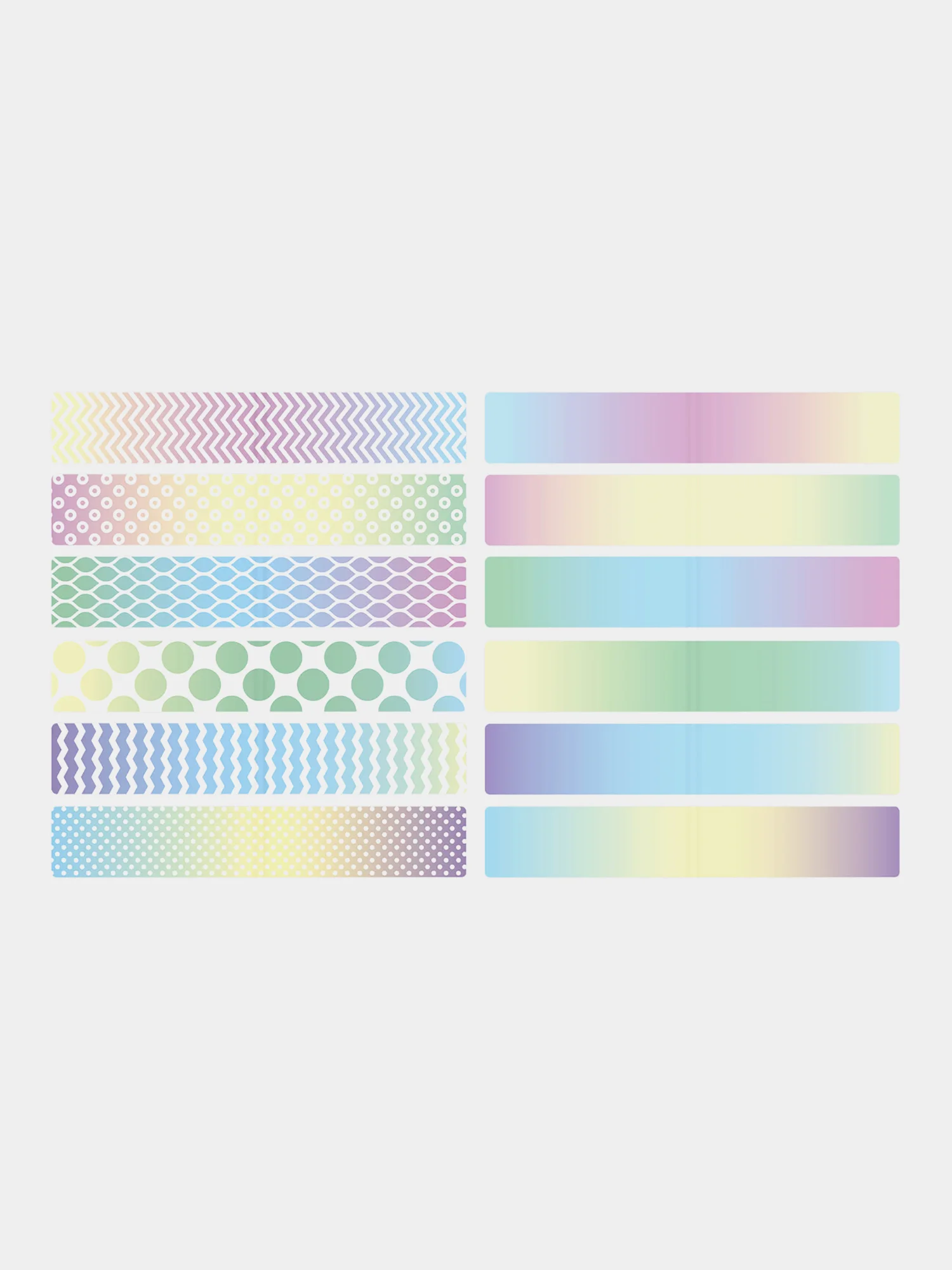 Закладки для книг МАГНИТНЫЕ, "GRADIENT", набор 12 шт., 60x20 мм, BRAUBERG, 113170