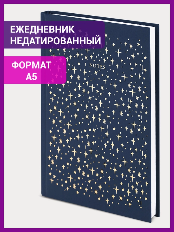 Ежедневник-планер (планинг), записная книжка, блокнот недатированный А5, 113522