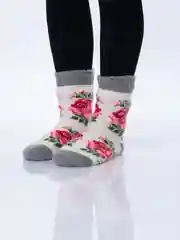 Розовый носки женские, теплые, шерстяные, вязаные, зимние, термоноски, подарок на новый год