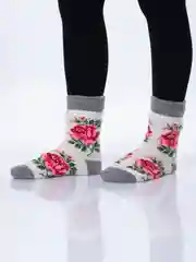 Розовый носки женские, теплые, шерстяные, вязаные, зимние, термоноски, подарок на новый год
