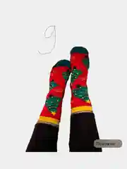 Носки женские носки новогодние женский, носочки на новый год, женские носки