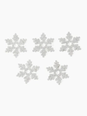 Снежинки из фоамирана 3см
