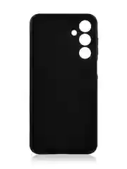 Черный чехол для Samsung Galaxy A16 силиконовый ROSCO матовый тонкий с бортиком защитой камер