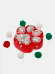 Алый игрушка-антистресс, сквиш Кошачья лапка / Сквиш Капибара / Новогодняя Лапка жмялка