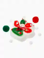 Тёмно-зелёный игрушка-антистресс, сквиш Кошачья лапка / Сквиш Капибара / Новогодняя Лапка жмялка