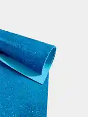 Лазурный фоамиран 2 листа, глиттерный, зеркальный, бархатный для творчества и рукоделия, 20/30 см