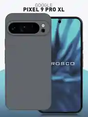 Чехол для Google Pixel 9 Pro XL силиконовый ROSCO матовый тонкий с бортиком- защитой камер