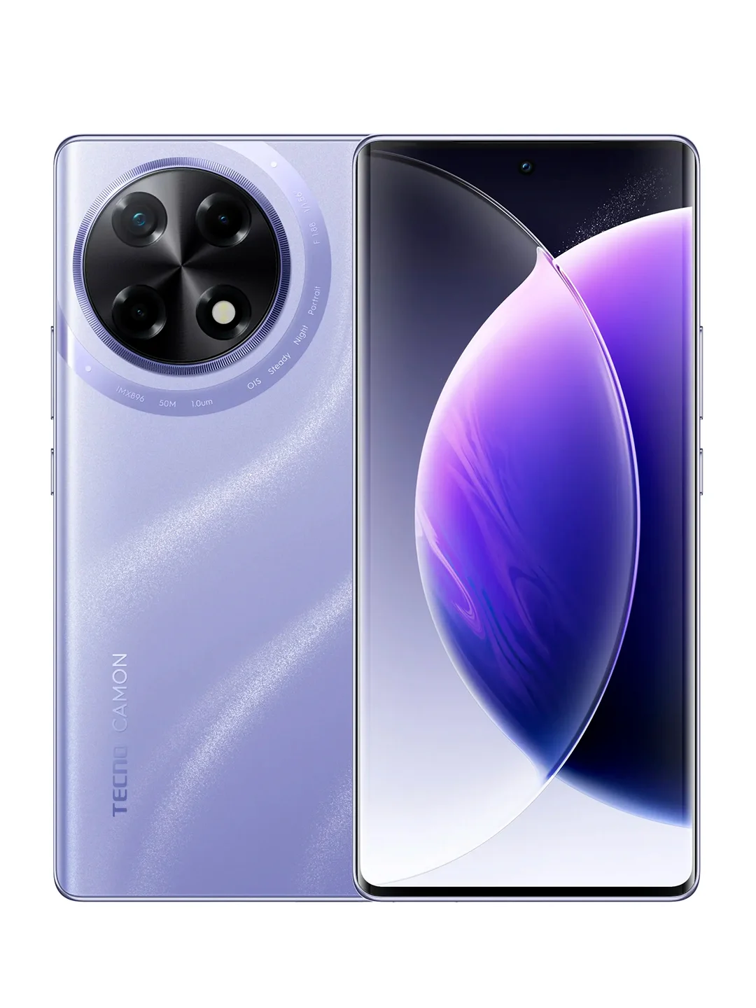 Фиолетовый смартфон TECNO CAMON 30S CLA5 128+8