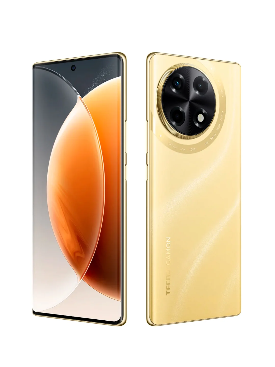 Золотой смартфон TECNO CAMON 30S CLA5 128+8