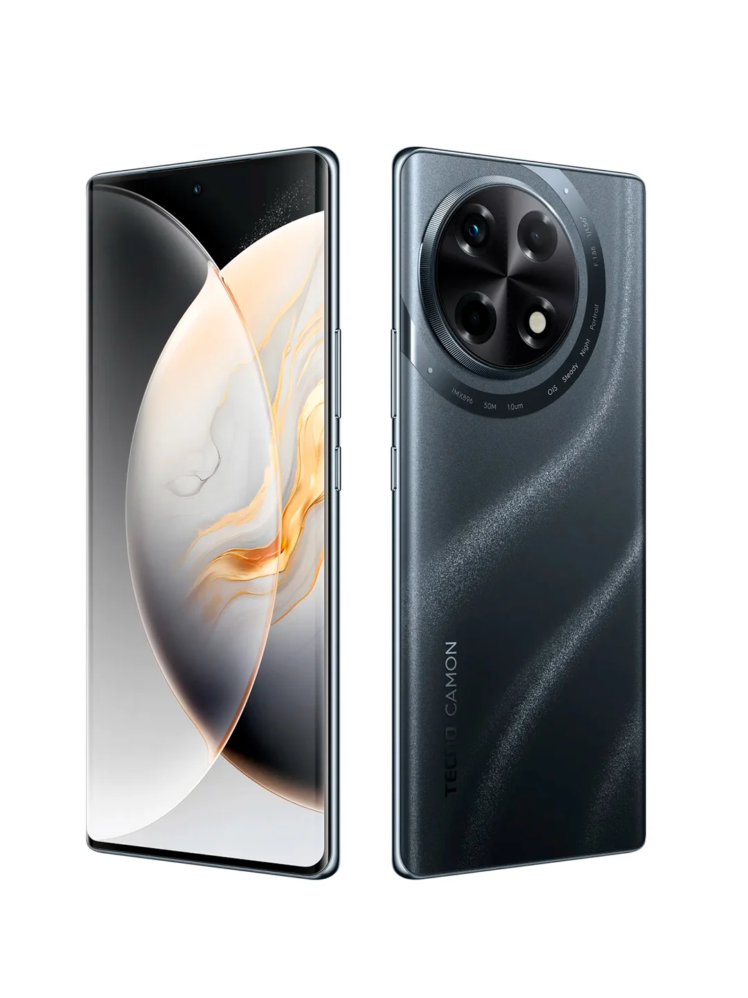 Черный смартфон TECNO CAMON 30S, 6/128 Гб