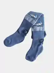 Синий меланж колготки махровые детские, термоколготки для детей