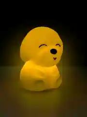 Ночник силиконовый  "Собачка", USB, аккумулятор 1200 мАч, 3000К, RGB, 7 цветов