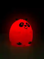 Ночник силиконовый "Панда", USB, аккумулятор 1200 мАч, 3000К, RGB, 7 цветов, с ДУ