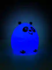 Ночник силиконовый "Панда", USB, аккумулятор 1200 мАч, 3000К, RGB, 7 цветов, с ДУ