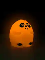Ночник силиконовый "Панда", USB, аккумулятор 1200 мАч, 3000К, RGB, 7 цветов, с ДУ
