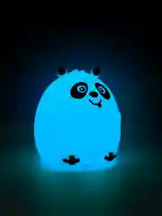 Ночник силиконовый "Панда", USB, аккумулятор 1200 мАч, 3000К, RGB, 7 цветов, с ДУ