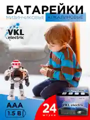Батарейки ААА VKL electric Alkaline 24 штуки