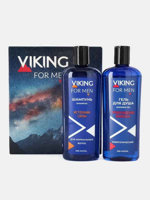 Подарочный набор VIKING "Extreme Power" - гель для душа+шампунь