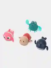 Бежевый игрушки для купания ванной заводные, 4 шт, 3шт, 2шт