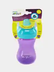 Чашка непроливайка с мягким носиком Philips Avent SCF802/02, 300 мл, с 9 месяцев