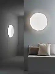 Светильник светодиодный, люстра "Кристалл", LED, с ДУ, 60 Вт, 385*100, основание 350 мм