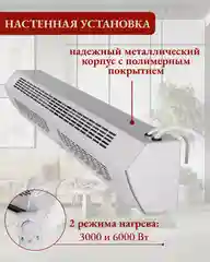 Тепловая завеса ТЗ-6С Ресанта (с пультом)