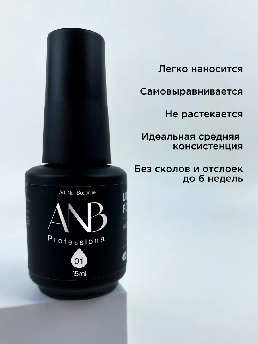 Прозрачный жидкий полигель для ногтей. Гель для наращивания