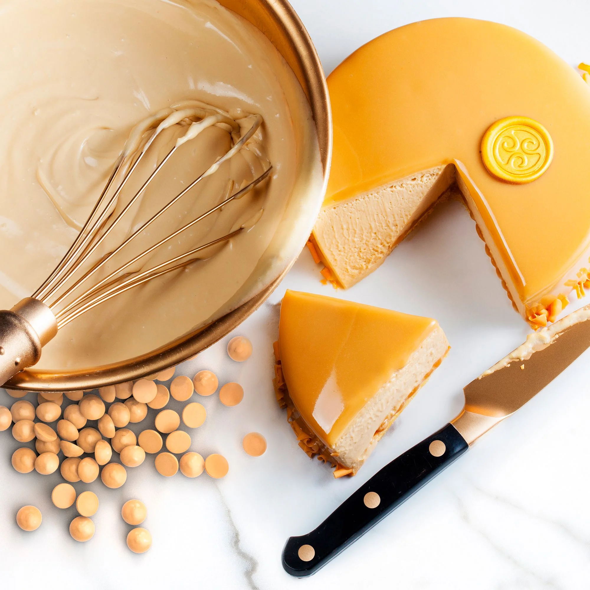 Бельгийский карамельный шоколад Callebaut Gold, 0,4 кг