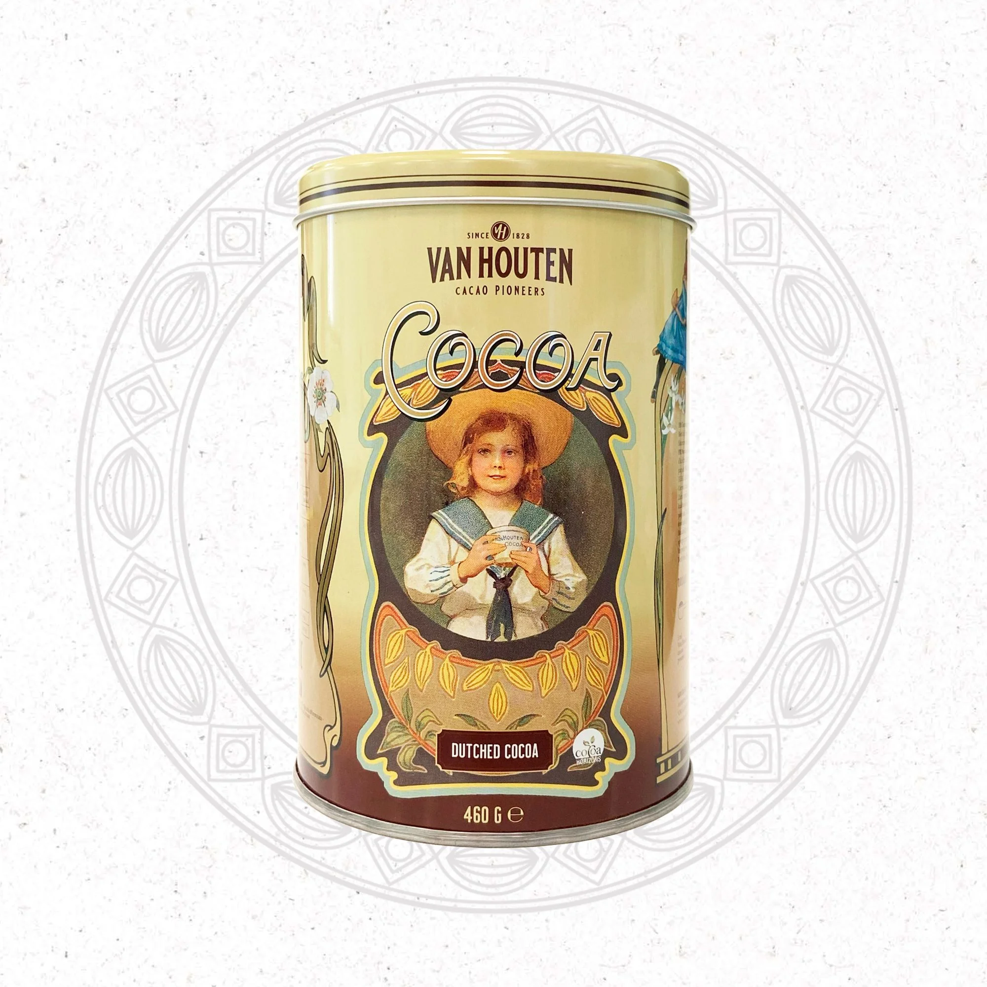 Какао порошок Van Houten VH Cacao tin large в жестяной банке, 0,46 кг
