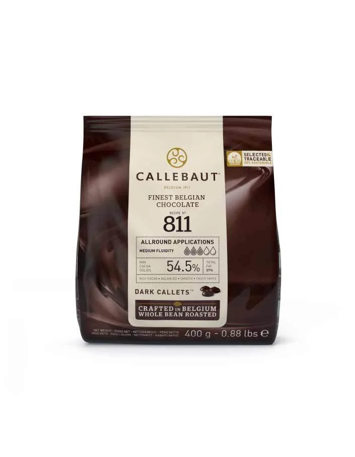 Бельгийский темный шоколад Callebaut №811 54,5%