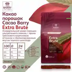 Какао порошок Cacao Barry EXTRA BRUTE 22-24%, 1 кг