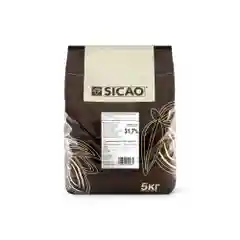 Шоколад молочный кондитерский Sicao Select 31.7% (Сикао), 5 кг