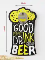 Пивная открывашка "Good people drink good beer", 14 х 24 см