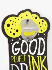 Пивная открывашка "Good people drink good beer", 14 х 24 см