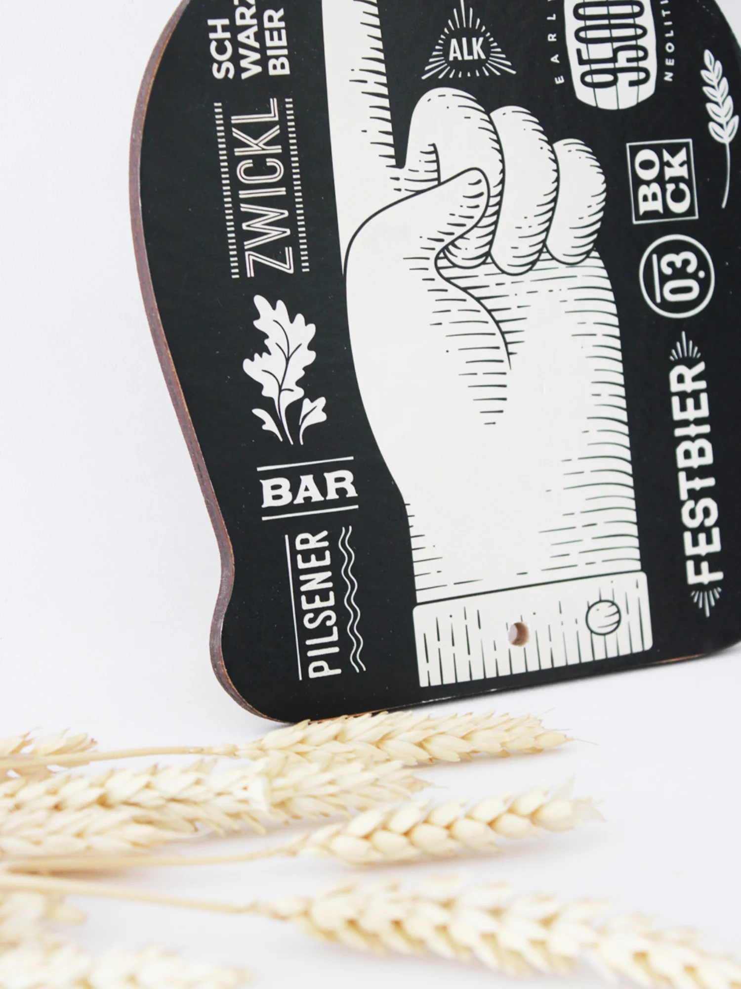 Пивная открывашка "Sсhwarz beer", 13,5 х 24 см