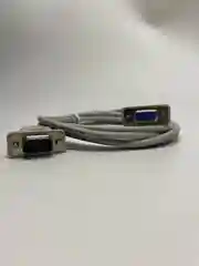 Серый кабель интерфейсный DB9F-DB9M, кабель с разъёмами DB9 мама-папа, RS-232