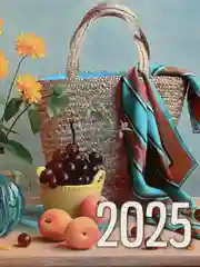 Бежевый календарь листовой, 2025 год, А4