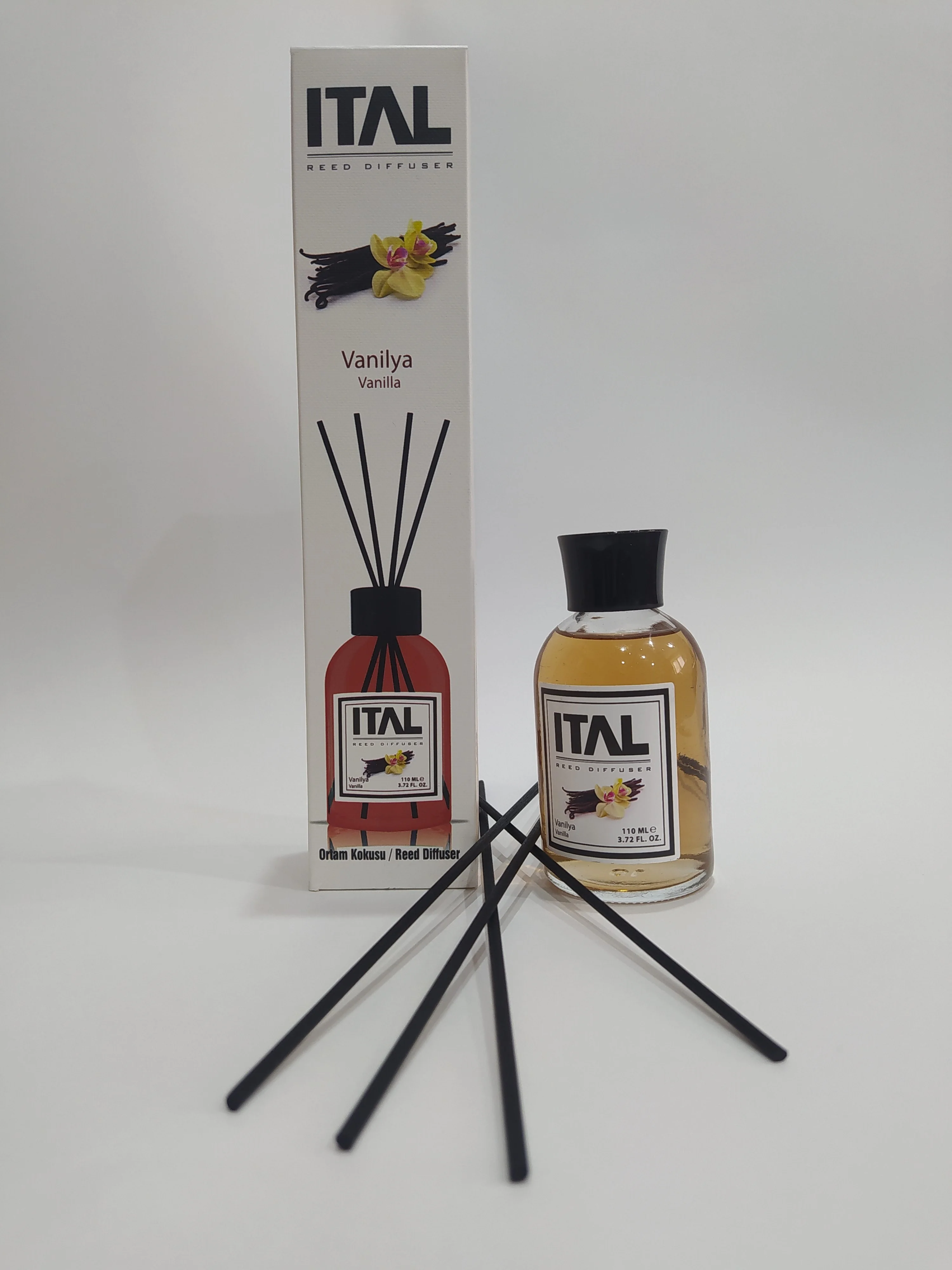 Парфюмированный ароматический диффузор с палочками ITAL(ИТАЛ), 110 мл