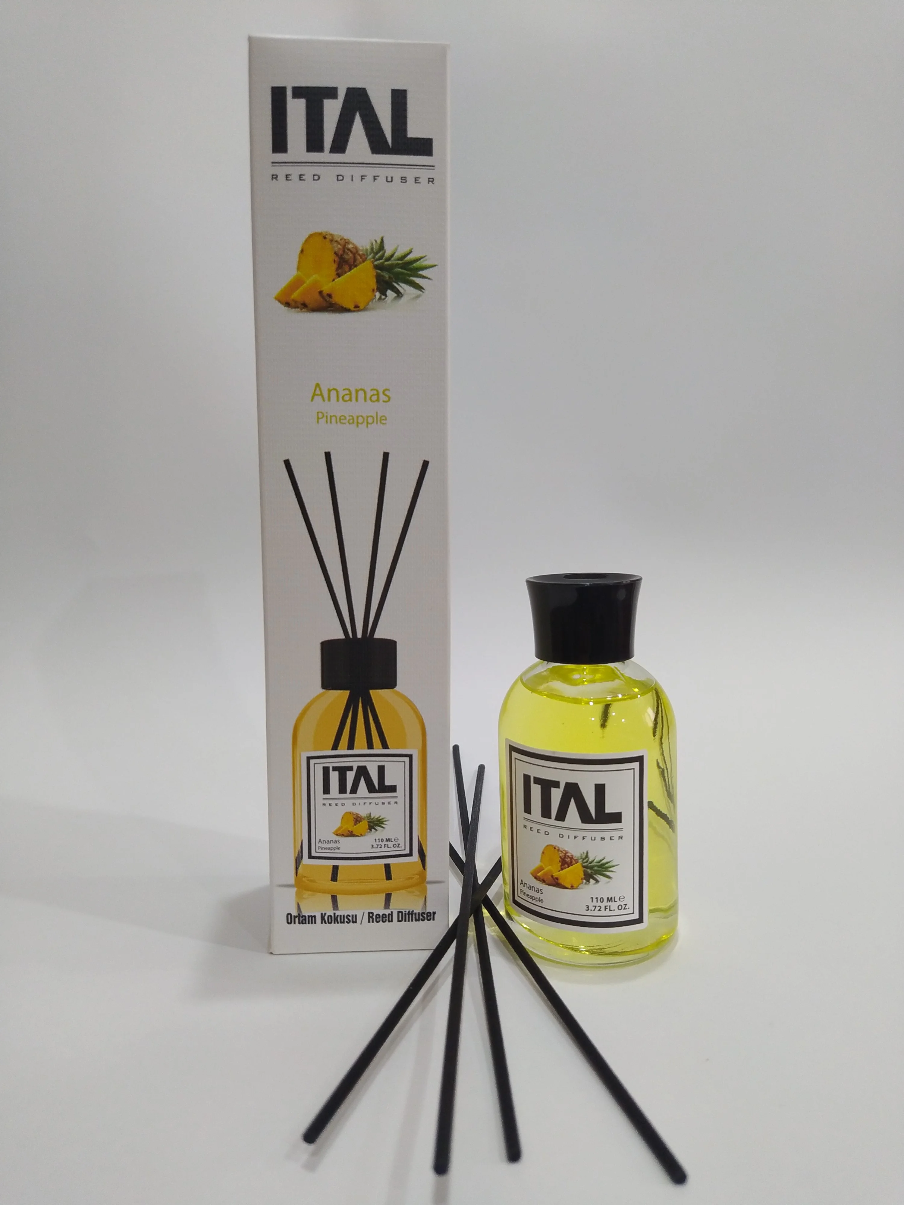 Парфюмированный ароматический диффузор с палочками ITAL(ИТАЛ), 110 мл