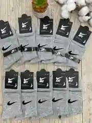 Носки мужские найк (NIKE) серые, 41-47, 4 пары в упаковке