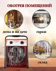 Тепловая электрическая пушка ТЭП-9000 Ресанта
