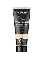 Compliment Тональный крем 3 в 1 тон 010 - Светло-бежевый, 30мл