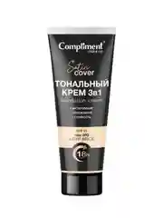 Compliment Тональный крем 3 в 1 тон 010 - Светло-бежевый, 30мл