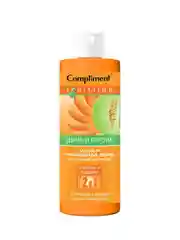 Compliment Fruit Line Шампунь и бальзам 2 в 1 Укрепление и питание Дыня и персик, 400мл