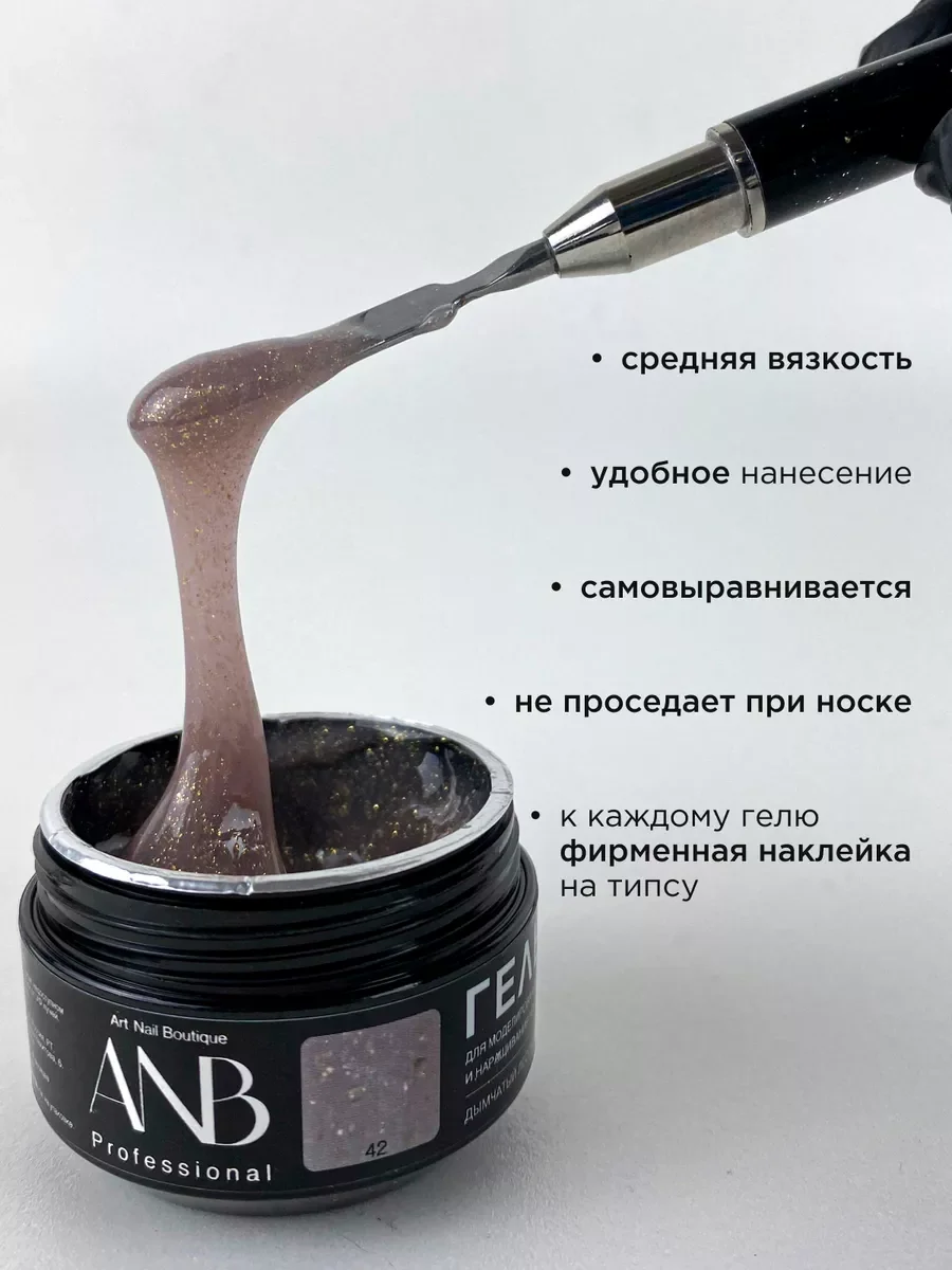 Серый гель для наращивания и моделирования ногтей Набор