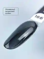 Черный гель лак для ногтей Витражный